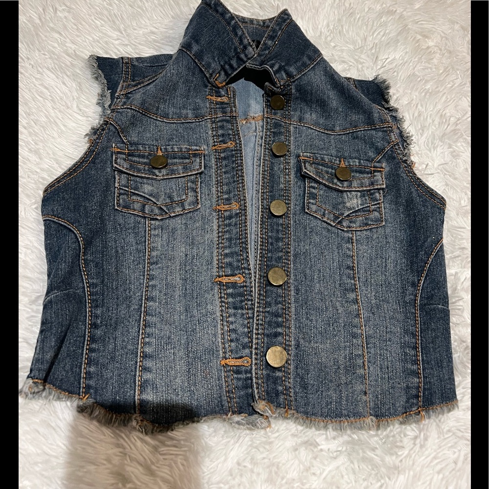 Girls Denim Vest  size 10